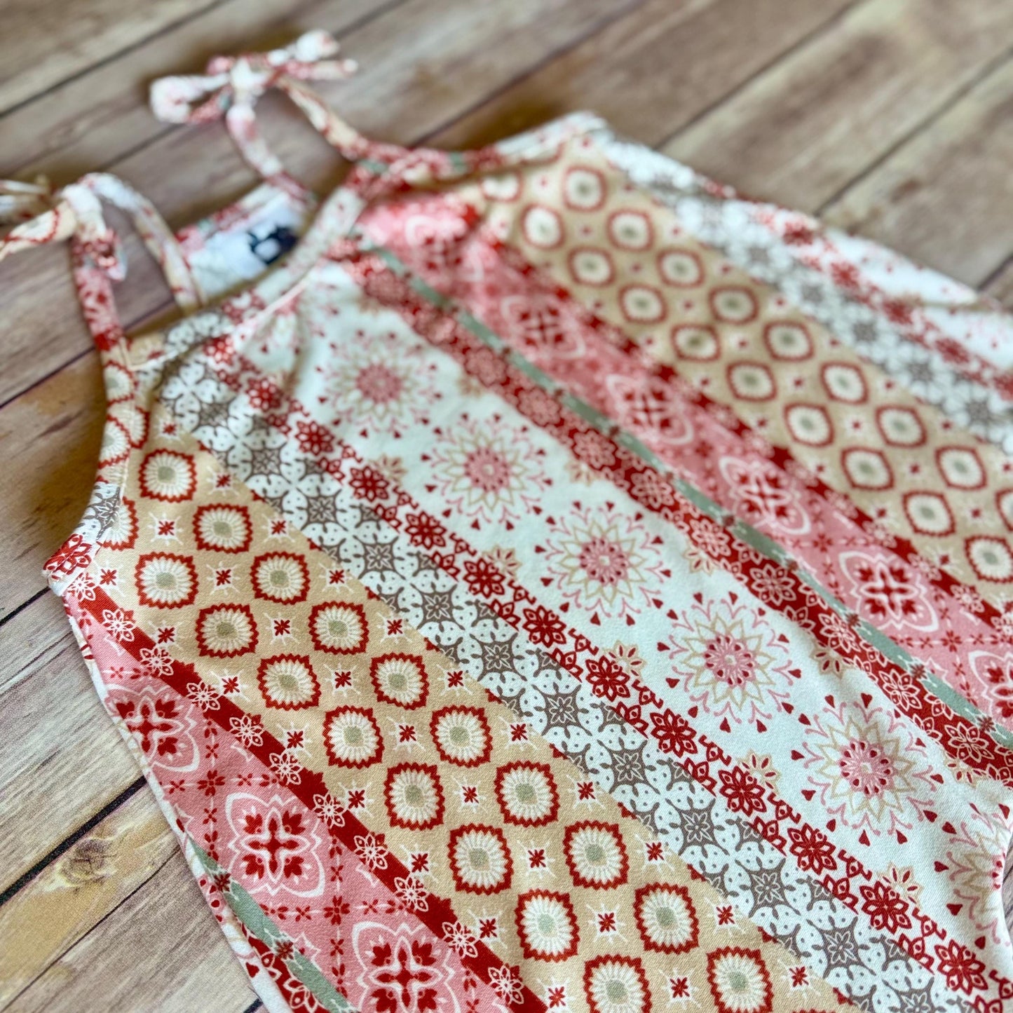 Boho Baby Jumpsuit: Terran Tie-Strap Romper